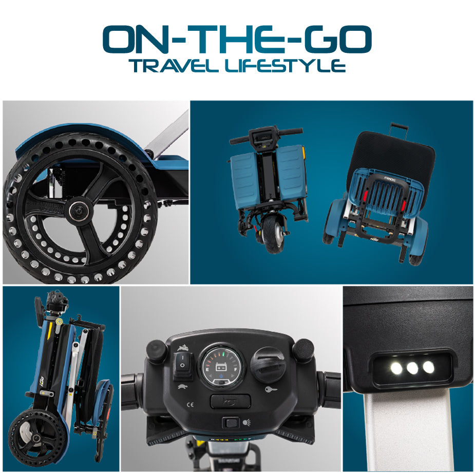 Pride i-Go Folding Scooter Features