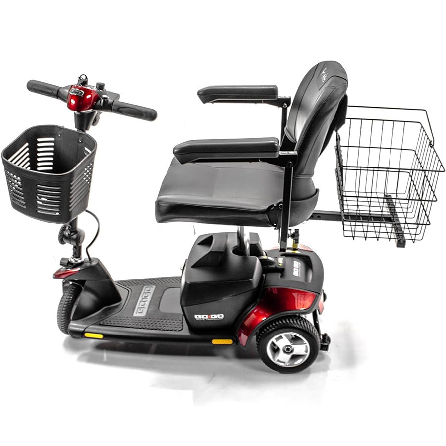 Pride Mobility Large Rear Basket on mobility scooter