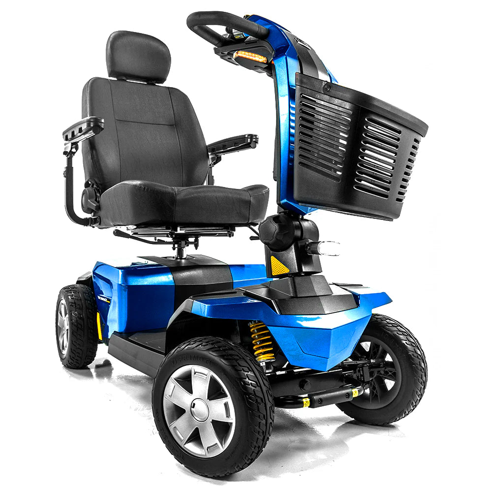 Pride Mobility Victory LX Sport Mobility Scooter True Blue Angled View
