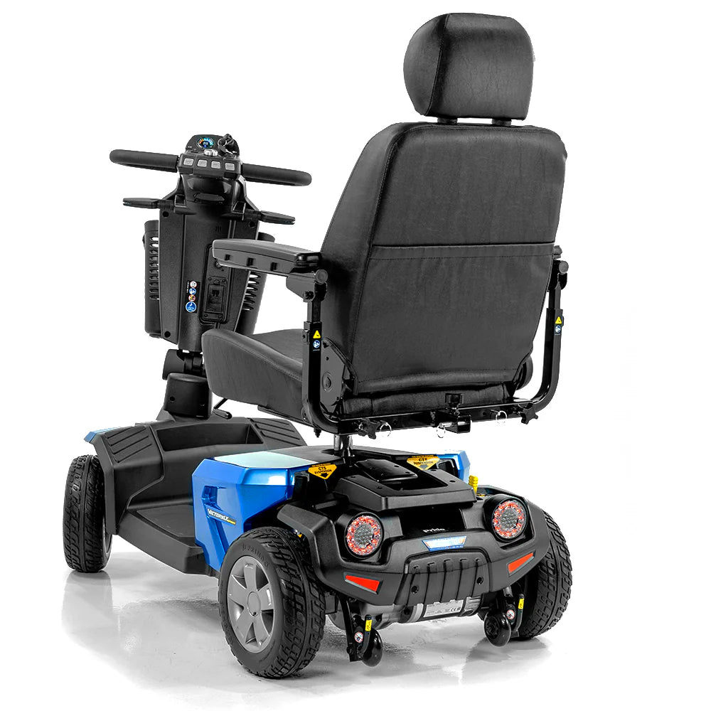 Pride Mobility Victory LX Sport Mobility Scooter True Blue Rear View