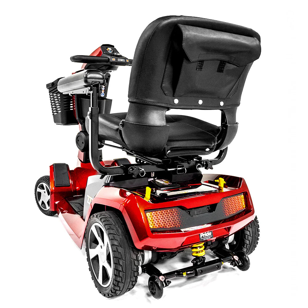 Pride Zero Turn 10 Left Rear Angled View