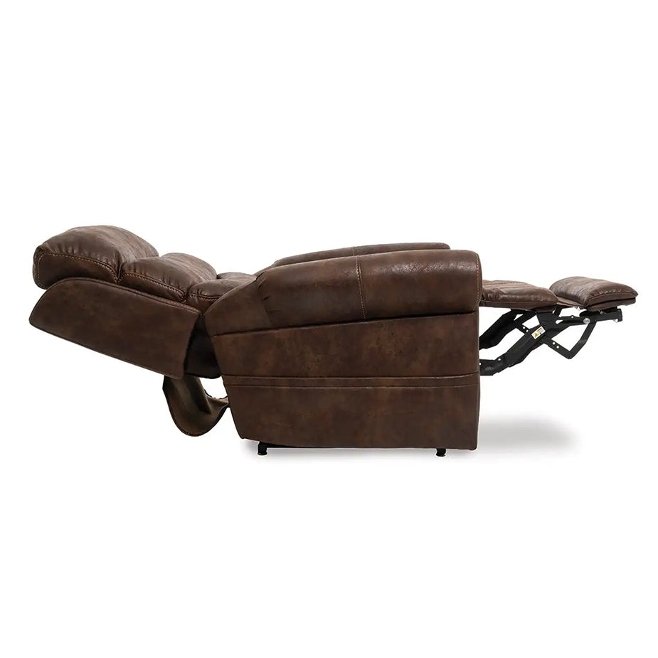 VivaLift! Tranquil 2 PLR-935S Brown Side View Reclined